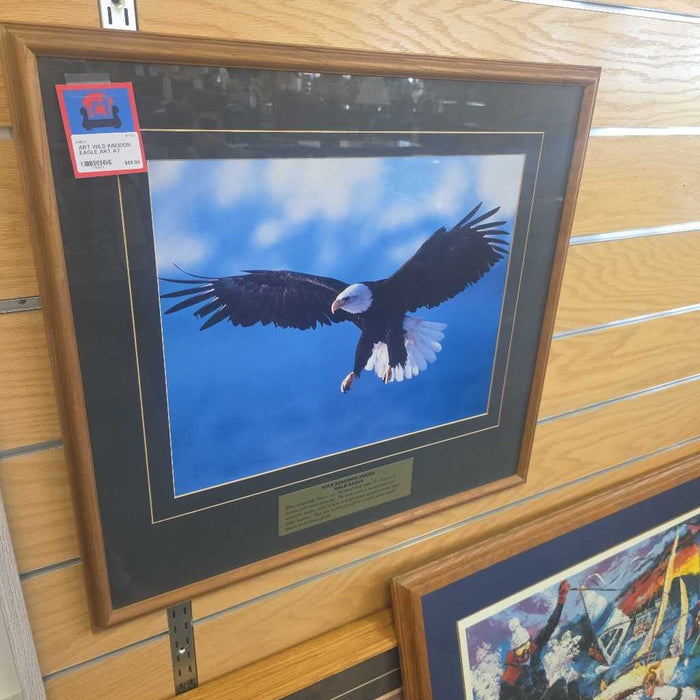 WILD KINGDOM EAGLE ART AT
