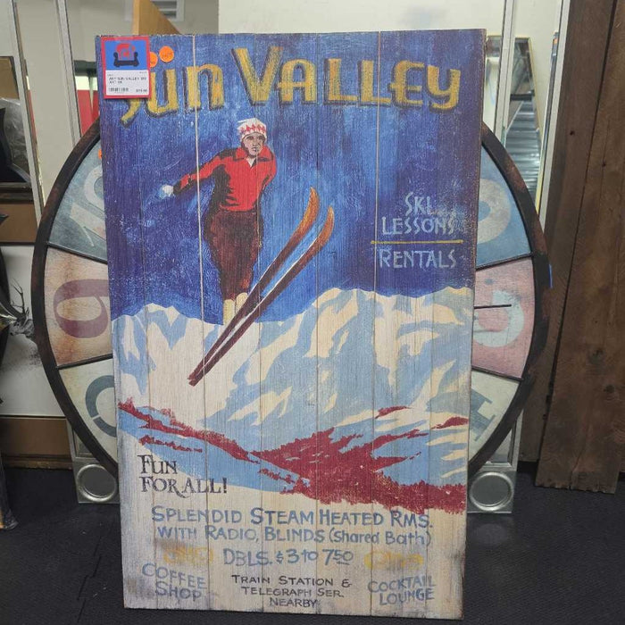 SUN VALLEY SKI ART SK