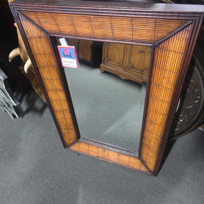 BAMBOO FRAME MIRROR LS