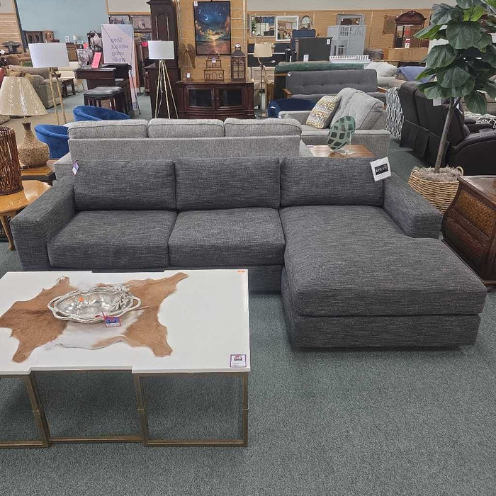 WEST ELM 2PC SECTIONAL SOFA