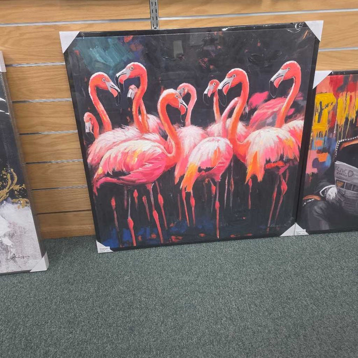 FLAMINGO ART R0026 40"X40"