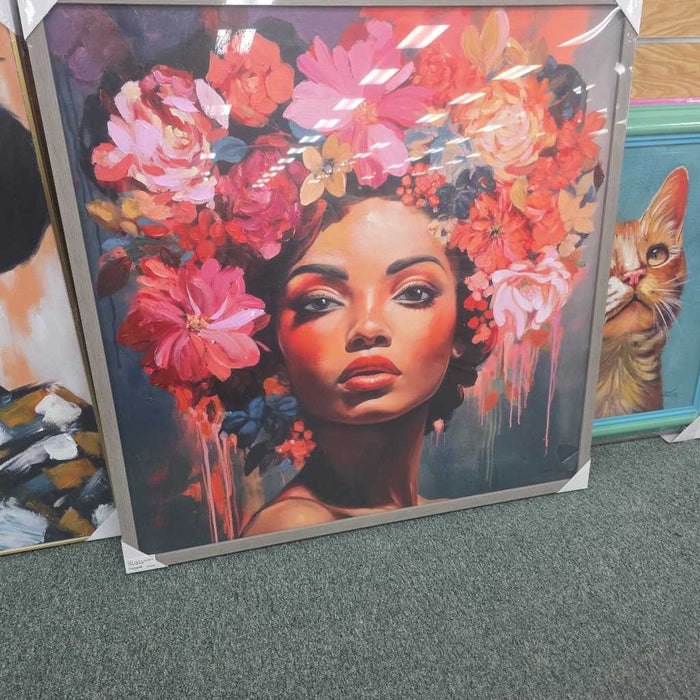 LADY FLOWERS P5718 39"X39"