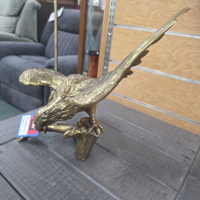 BRASS EAGLE SCULPTURE MI