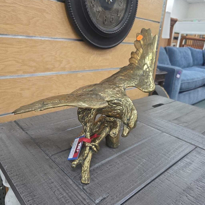 BRASS EAGLE SCULPTURE MI