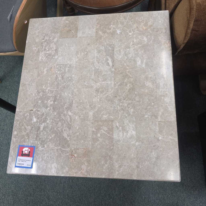 MARBLE END TABLE KL