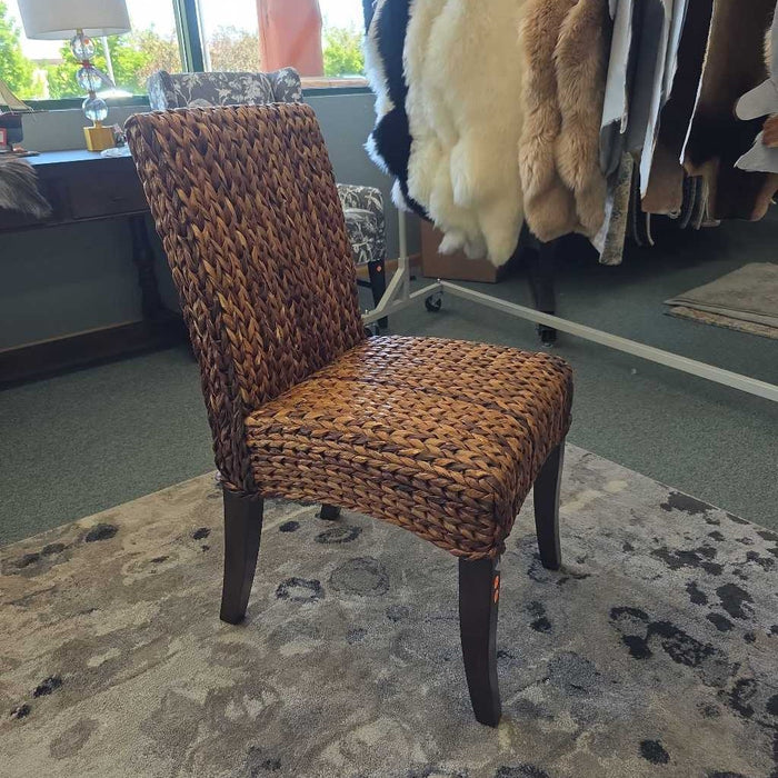 POTTERY BARN WICKER CHAIR