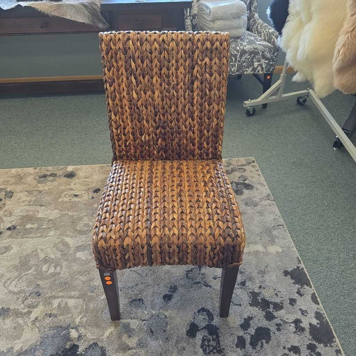 POTTERY BARN WICKER CHAIR