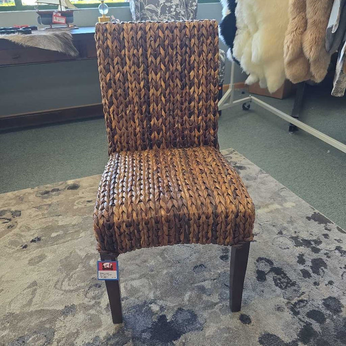 POTTERY BARN WICKER CHAIR