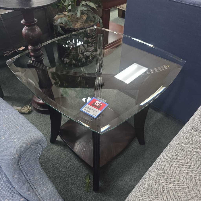 GLASS END TABLE KL