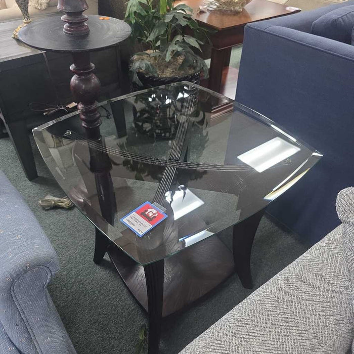 GLASS END TABLE KL