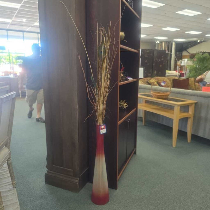 RED/WHITE VASE BA