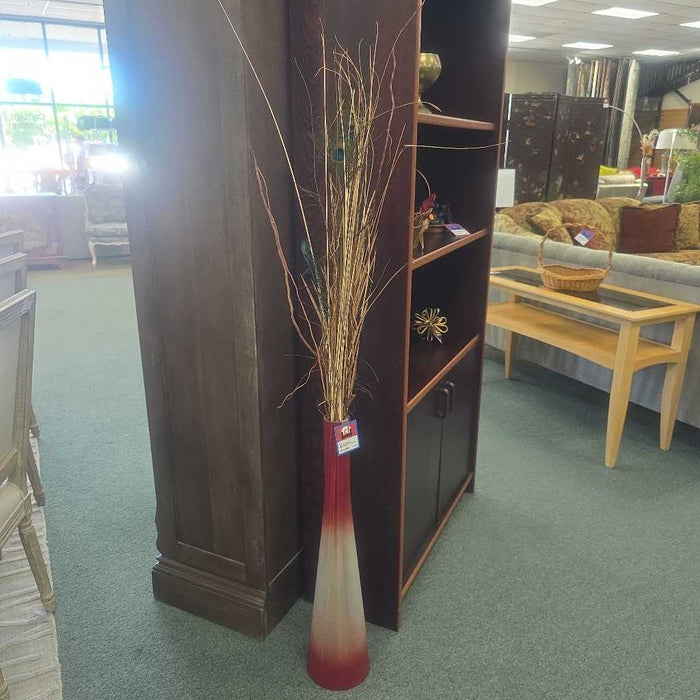 RED/WHITE VASE BA