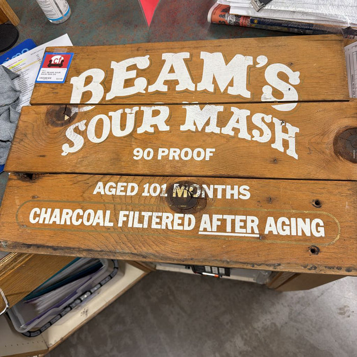 BEAMS SOUR MASH SIGN BA