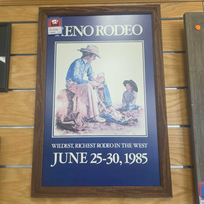 1985 RENO RODEO ART BBM