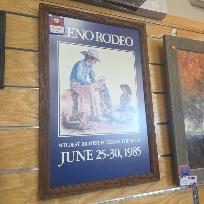 1985 RENO RODEO ART BBM