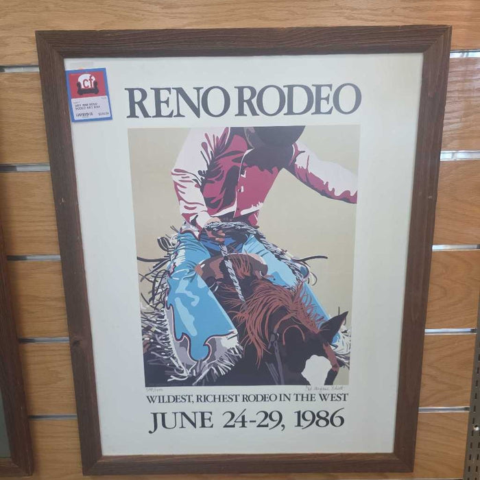 1986 RENO RODEO ART BAH