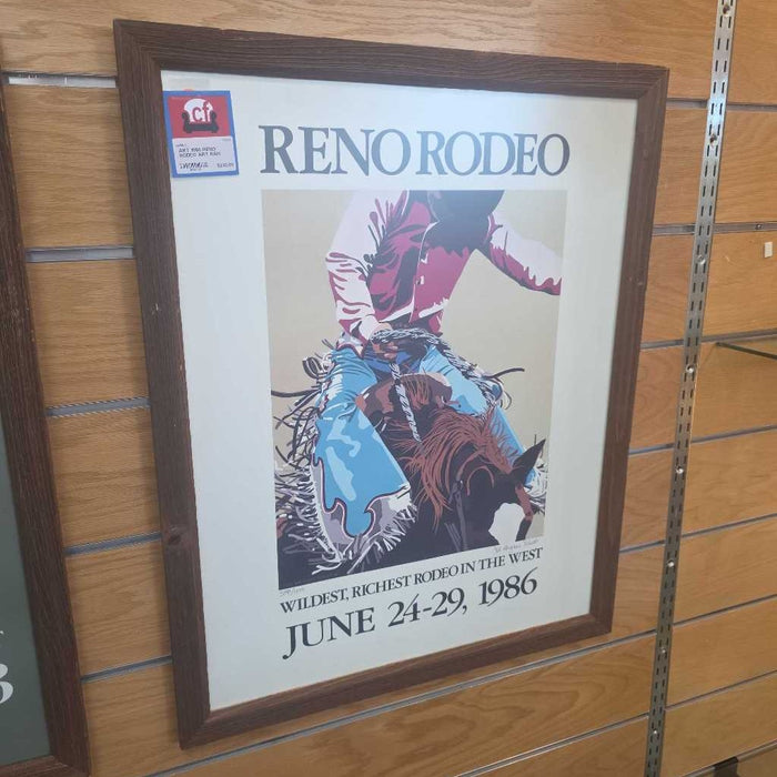 1986 RENO RODEO ART BAH