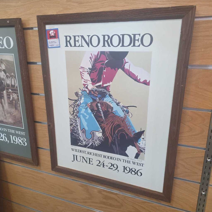 1986 RENO RODEO ART BAH