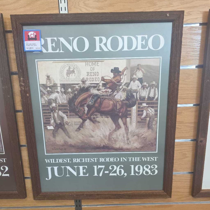 1983 RENO RODEO ART BAH