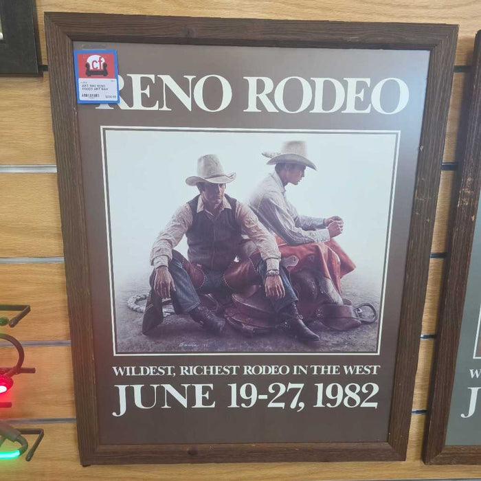 1982 RENO RODEO ART BAH