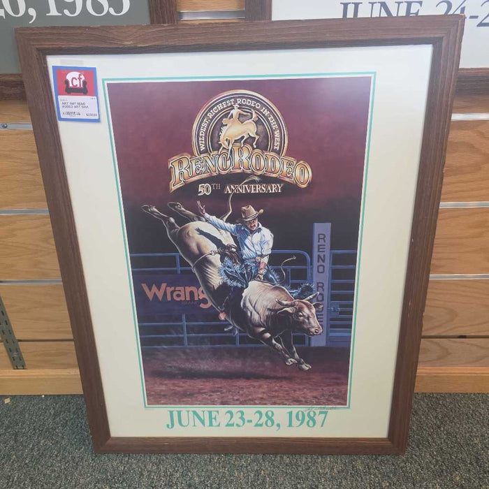 1987 RENO RODEO ART BAH