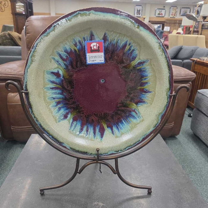 PLATE DECOR WITH STAND BT
