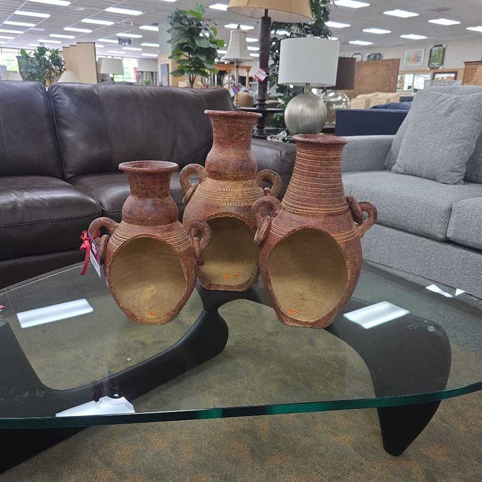 SET OF 3 CHIMINEA CANDLE HOLDERS AT