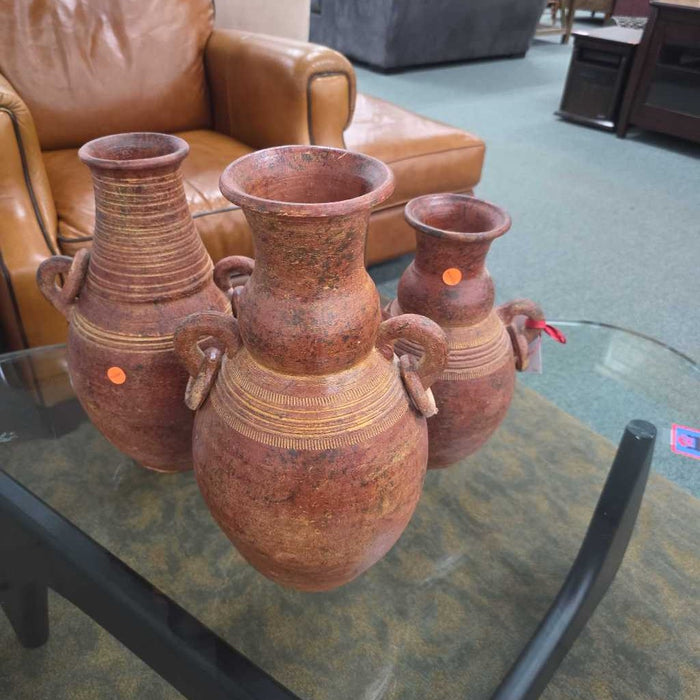 SET OF 3 CHIMINEA CANDLE HOLDERS AT