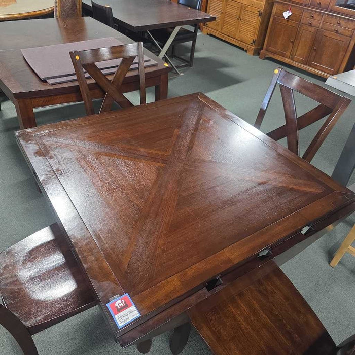 DROP LEAF TABLE 4 CHAIRS ALK
