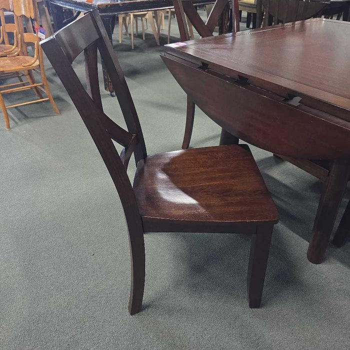 DROP LEAF TABLE 4 CHAIRS ALK