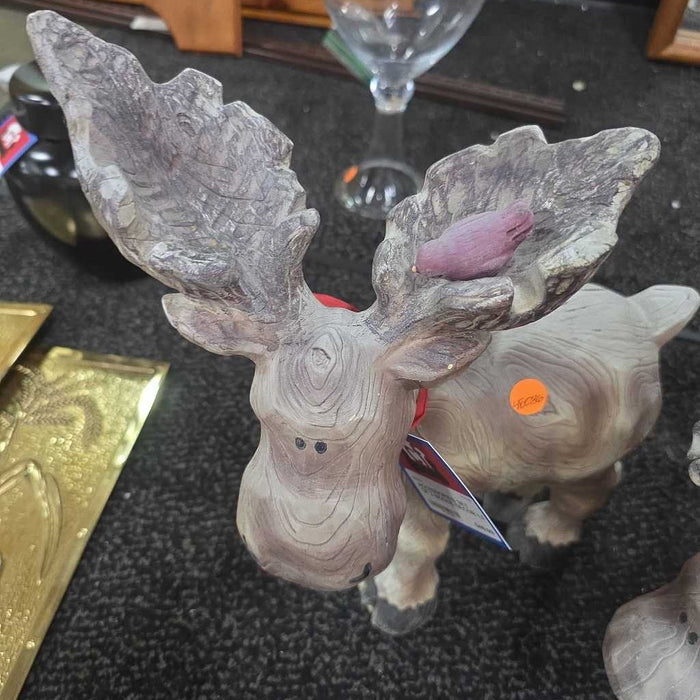 SET OF 2 MOOSE DECOR LS