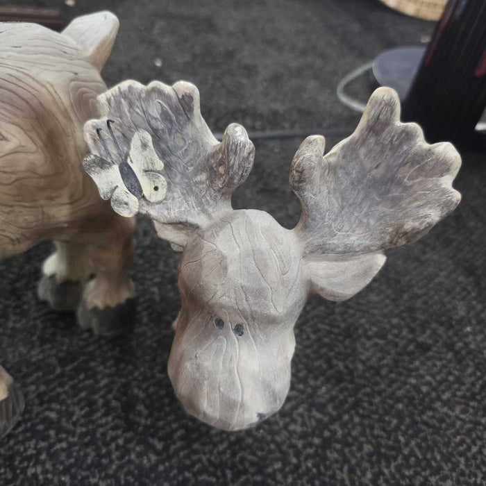 SET OF 2 MOOSE DECOR LS