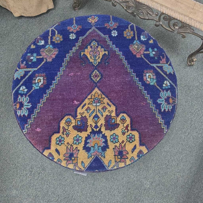 ROUND KILIM OTTOMAN MI
