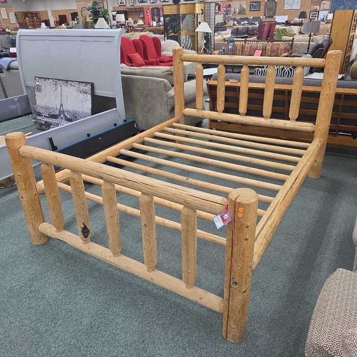 QUEEN LOG BED ALK
