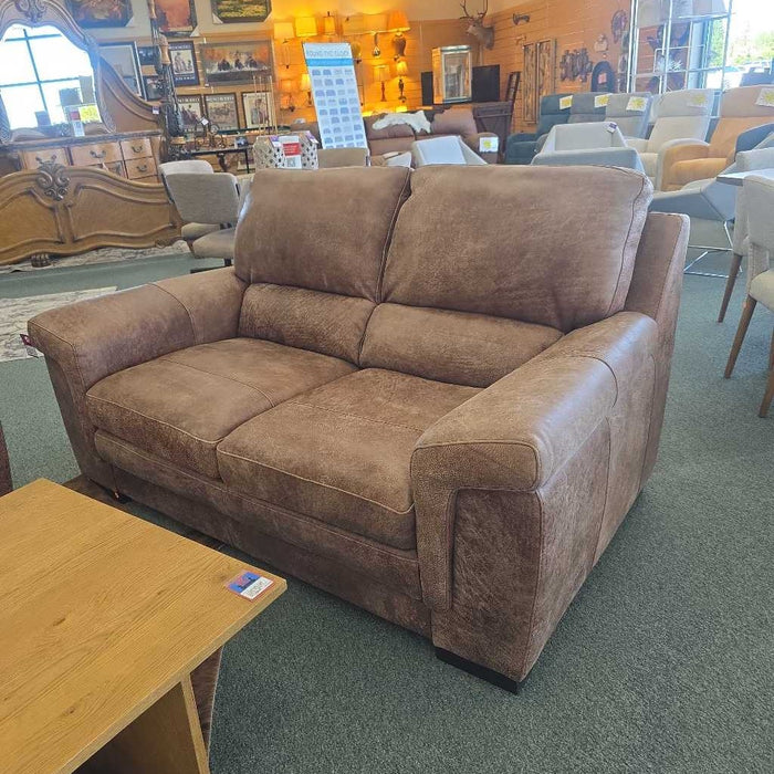 KNOX ITALIAN ALL LEATHER LOVESEAT CKK
