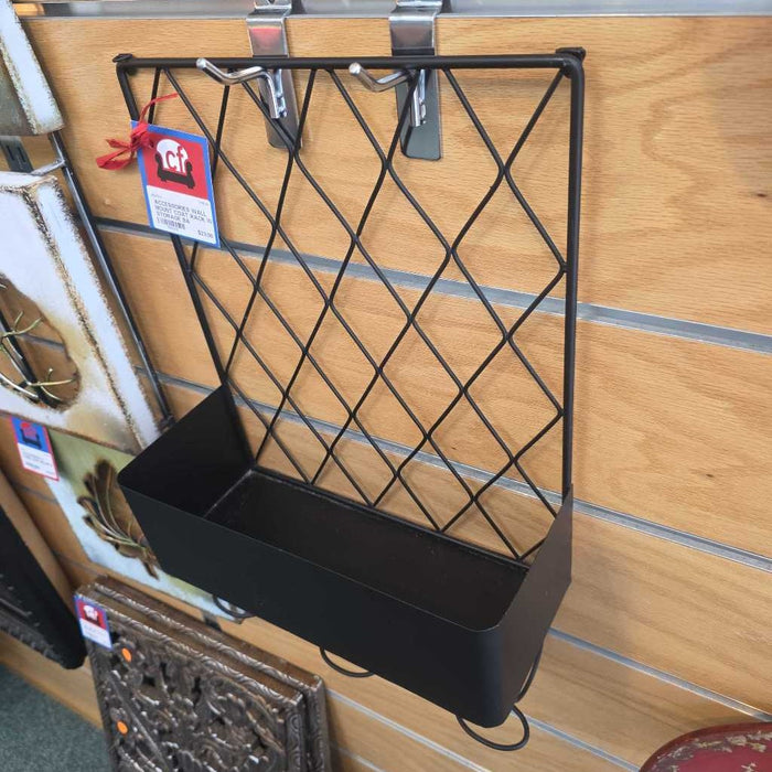 WALL MOUNT COAT RACK W/ STORAGE