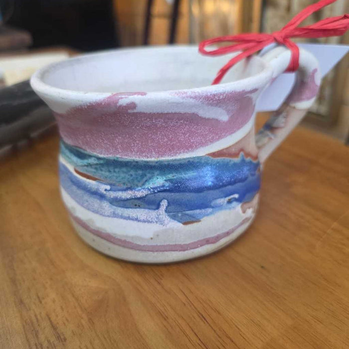 SIGNED ABSTRACT MUG DECOR