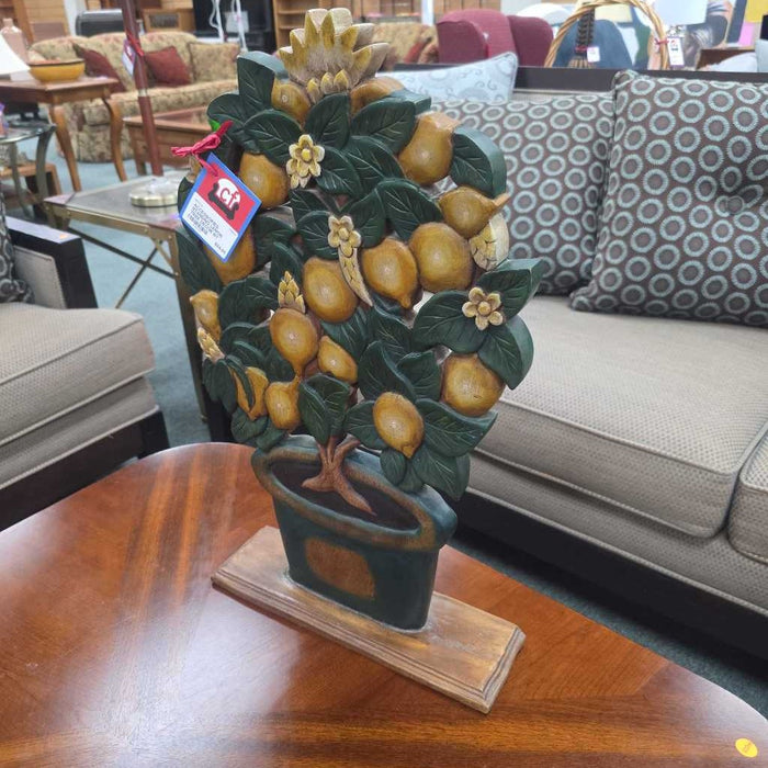STANDING LEMON TREE DECOR
