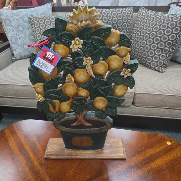 STANDING LEMON TREE DECOR