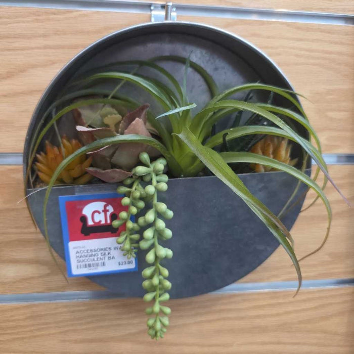 WALL HANGING SILK SUCCULENT