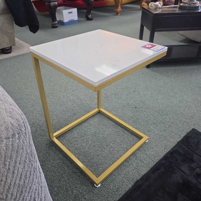C TABLE WITH STONE TOP AT
