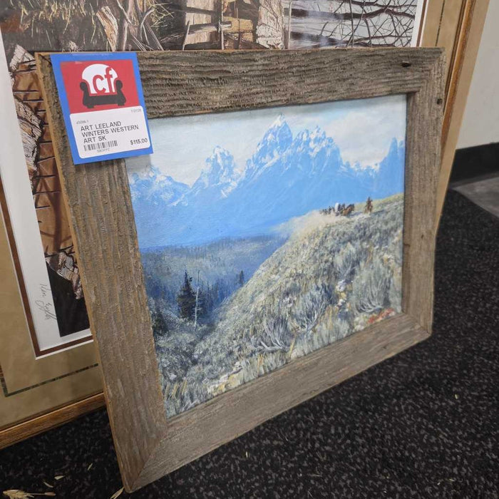 LEELAND WINTERS WESTERN ART SK