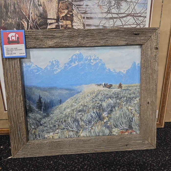 LEELAND WINTERS WESTERN ART SK
