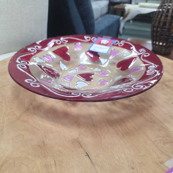 HEART DISH DECOR BA