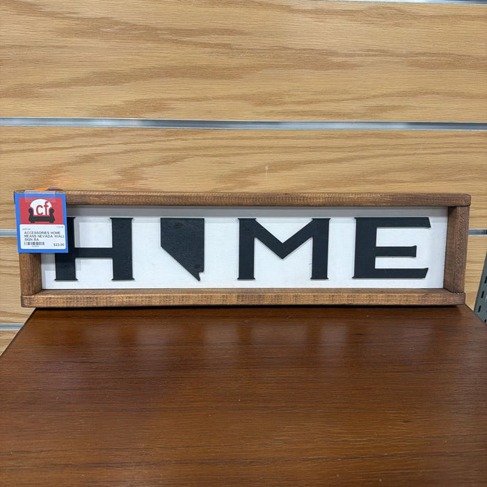 HOME MEANS NEVADA WALL SIGN BA