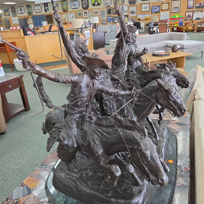 COMING THROUGH THE RYE REMMINGTON SCULPTURE LSHH