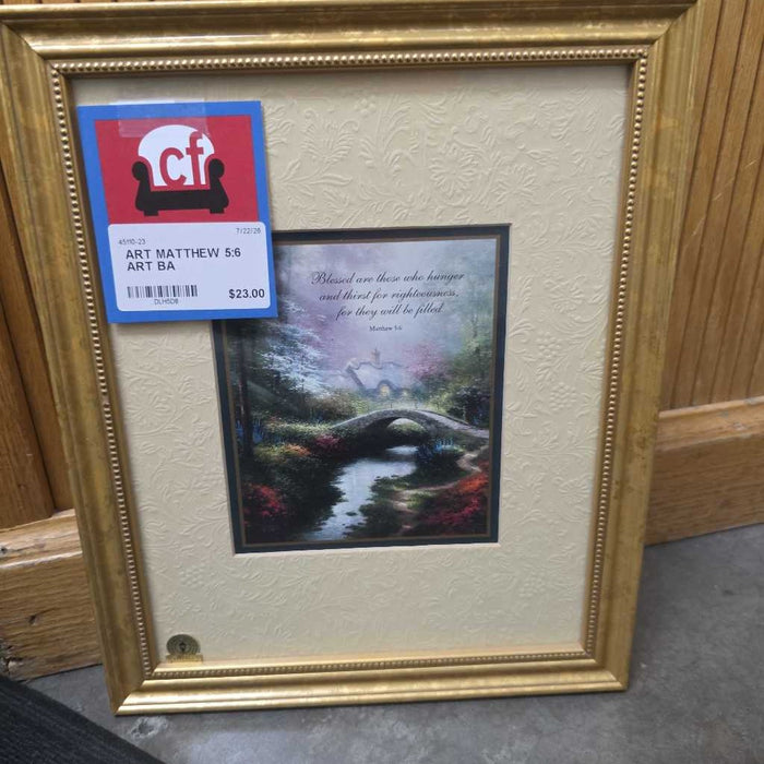 MATTHEW 5:6 ART BA