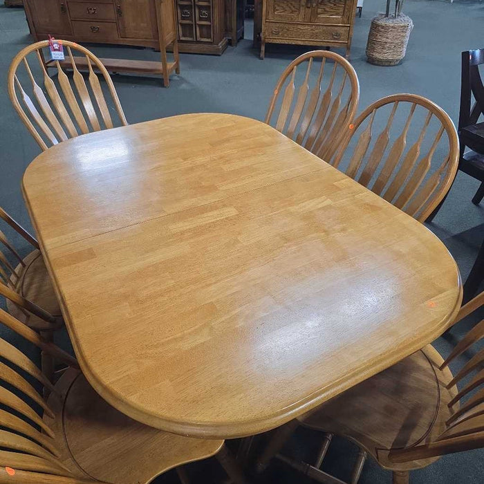TABLE 6 CHAIRS 1 LEAF LSH