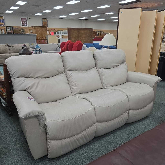 LAZBOY LEATHER SOFA POWER RECLINER