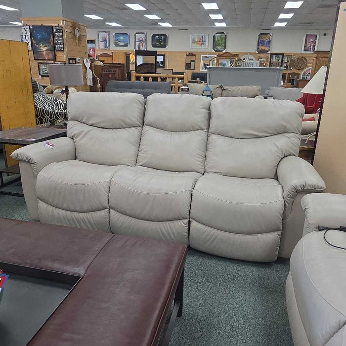 LAZBOY LEATHER SOFA POWER RECLINER